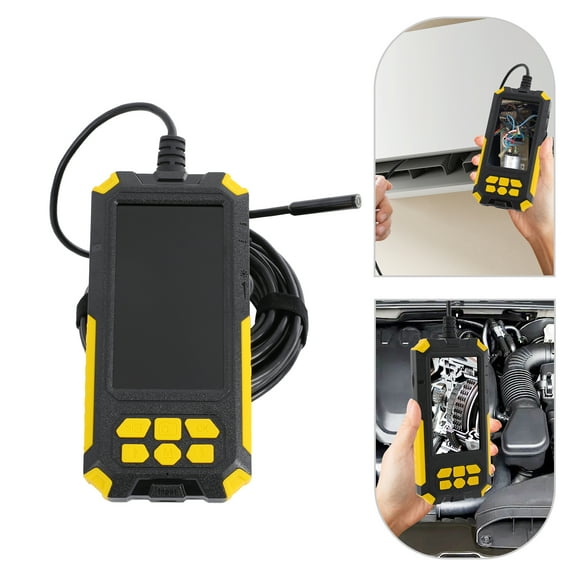 ChicHomey Portable Industrial Endoscope with 32.81ft Cable, HD Camera, Adjustable LEDs, Waterproof, 32GB TF Card, Ideal for Pipeline & Mechanical Inspections