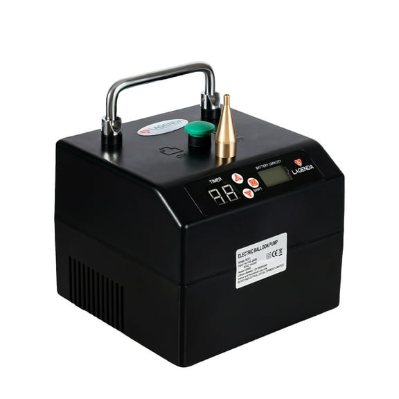 ChicHomey Portable One Nozzle 110V Electric Balloon Inflator Pump Air Blower Party Black