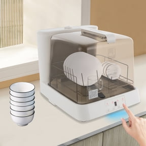 ChicHomey Portable Visible Countertop Dishwasher,Automatic Dishwashing with Tank, 3-in-1 Wash Modes,Compact Touch Control for Small Apartments RVs Dormitories