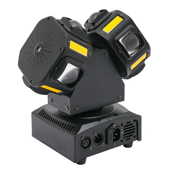 ChicHomey RGBW LED Stage Light, DMX Control, 360 Rotation, and Voice Mode for Ultimate Light Show Experience at Events