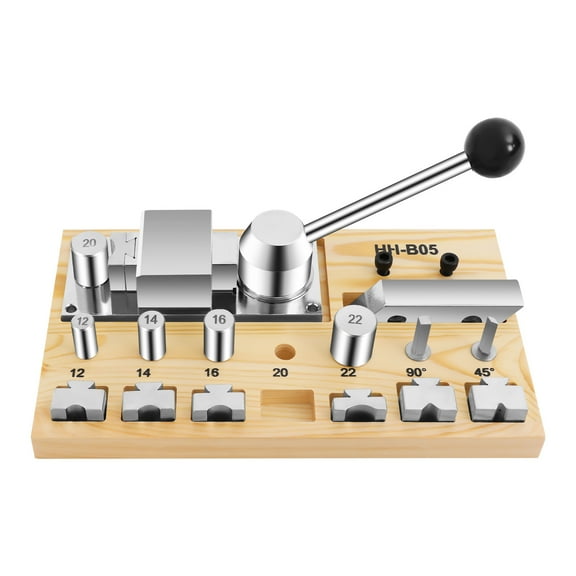 ChicHomey Ring Bending Tool Set- Chrome Steel,Multifunctional Ring Bender with Dies,DIY Crafting Machine for Rings, Earrings and Wire Forming