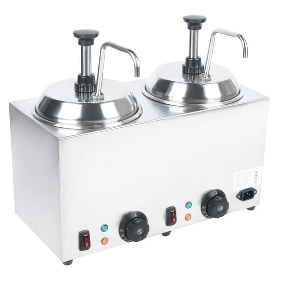 ChicHomey Sauce Caramel Melting Warmer Machine Commercial Hot Fudge Nacho Cheese Dispenser