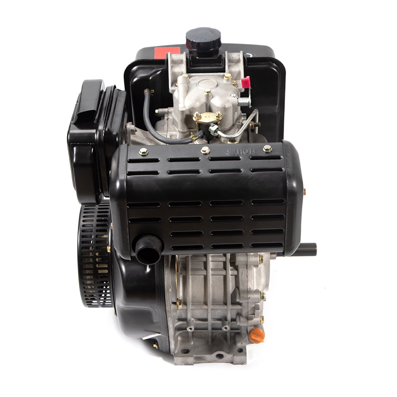 ChicHomey Single Cylinder Agricultural Motor 25mm Shaft 406cc 4 Stroke Diesel Engine