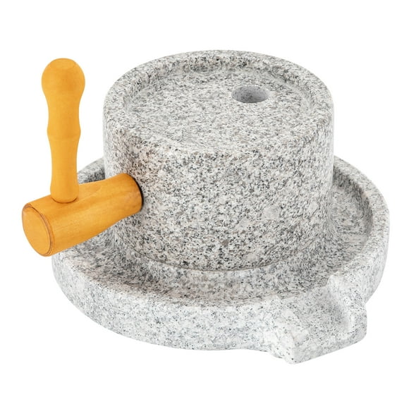 ChicHomey Stone Grainer Mill Hand Stone Grinder Natural Granite Paste Mill