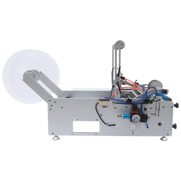 ChicHomey Sturdy and Efficient Round Bottle Labeling Machine with Precision Control, 20-40 Bottles/Min Labeling Speed, Works for Bottles 0.787-4.72in in Diameter