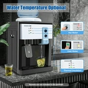 ChicHomey Table Top Water Cooler Dispenser, Desktop Hot & Cold Water Dispenser ,500W Fast Heating/75W Cooling,One-Button Operation for Home & Office