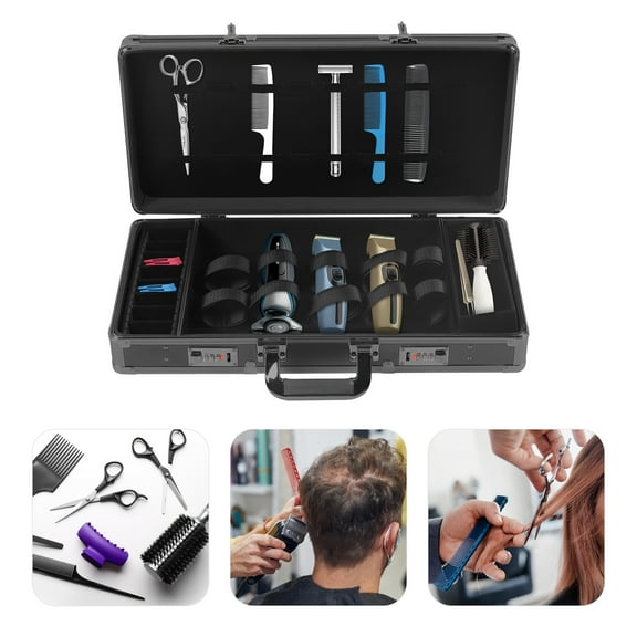 ChicHomey Travel Stylist Barber Tool Box Organizer Box Clipper Trimmer Shear Blade DHL