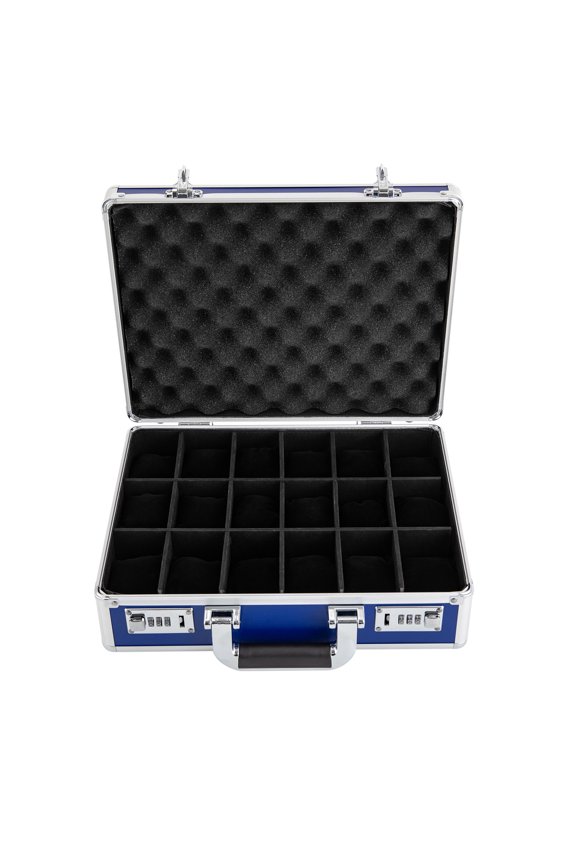 Watch Box Watch Case Watch Box Locking Display Briefcase Watch Box 18 Slot