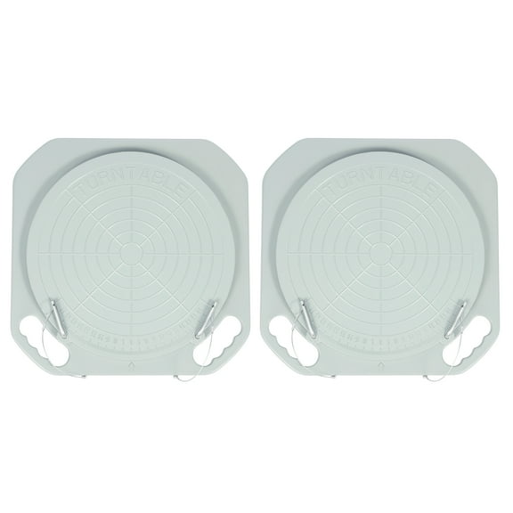 ChicHomey Wheel Front End Alignment Turn Plates Set 2 Pack Truck Turntable Plates 5Ton USA
