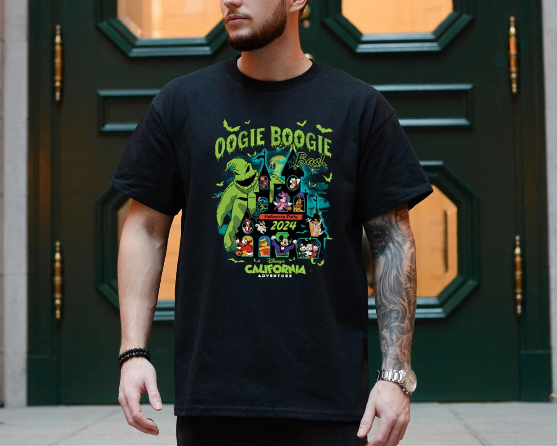 Chicnest Oogie Boogie Bash Halloween Disney Castle Shirt Mickey Friends Oogie Boogie Man