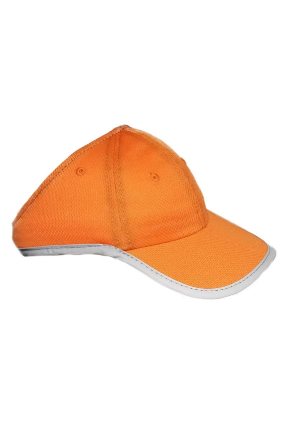 ChicPlay Sport - Ponytail Messy Bun Baseball Cap, Rayon Mesh, The Ultimate Runner Hat (Orange)