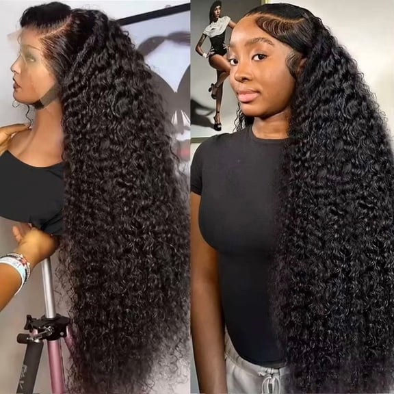 ChicRosa RHD-WIG-0684LP-WW Human Hair Water Wave Lace Closure Wig