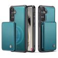 thumbnail image 1 of ChicShell 2 in 1 Wallet Case for Samsung Galaxy A15 5G, Detachable Back Cards Holder Magnetic Shockproof Drop Protection Stand Phone Case for Women Men, Blue, 1 of 11