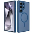 thumbnail image 1 of ChicShell Case for Samsung Galaxy S25, Upgrade Camera Protection Shatterproof Dustproof Support Wireless Charging No Fingerprints Fall Protection Comfortable Feel for Women Men, Blue, 1 of 6
