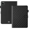 thumbnail image 1 of ChicShell Case for iPad Air 11-inch (2024), iPad Air 5th/4th Gen, iPad Pro 11 (4th/3rd/2nd/1st Gen), Multi-Angle View, PU Leather Auto Sleep/Wake Case with Pencil Holder, Black, 1 of 8