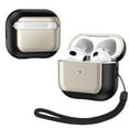thumbnail image 1 of ChicShell Compatible with Airpods Pro 2019 Case Cover (USB-C),  Support Wireless Charging Built-in Lanyard Shockproof and Anti-Scratch Full Body Protective Cover for Airpods Pro (2019), Gold, 1 of 8