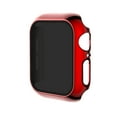 thumbnail image 1 of ChicShell Hard PC Case Compatible for Apple Watch Ultra 2/1 49mm, [Privacy Screen Protector] Ultra-Thin Overall Shockproof Protective Cover for iWatch Ultra 2/1 49mm, Red, 1 of 5
