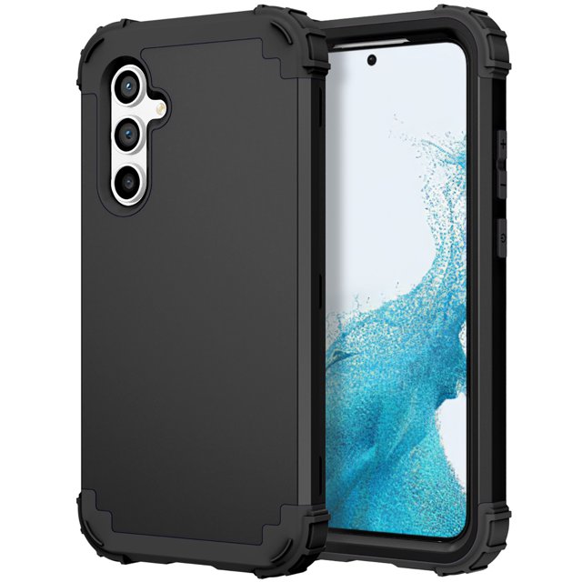 ChicShell Hybrid Heavy Duty Case for Samsung Galaxy S24, Soft Silicone