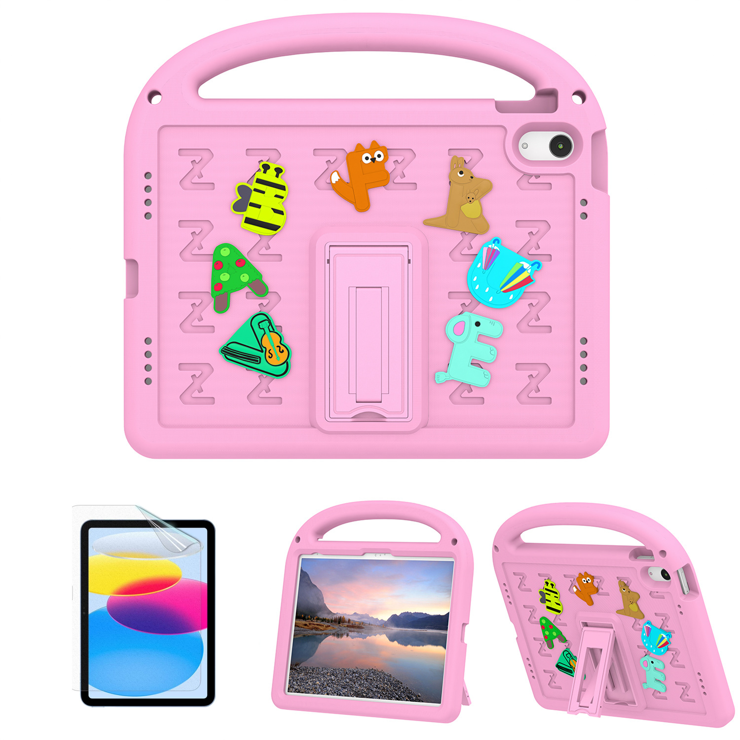 Custodia EVA Per IPad Kids – Con Supporto Farfalla – Antiurto Per 7.9-11 Pollici