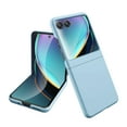 thumbnail image 1 of ChicShell Premium Motorola Razr 2024 Case Cover with Built-in Screen Protector - Slim Fit Shockproof and Protective Back Cover for Women Men, Blue, 1 of 10