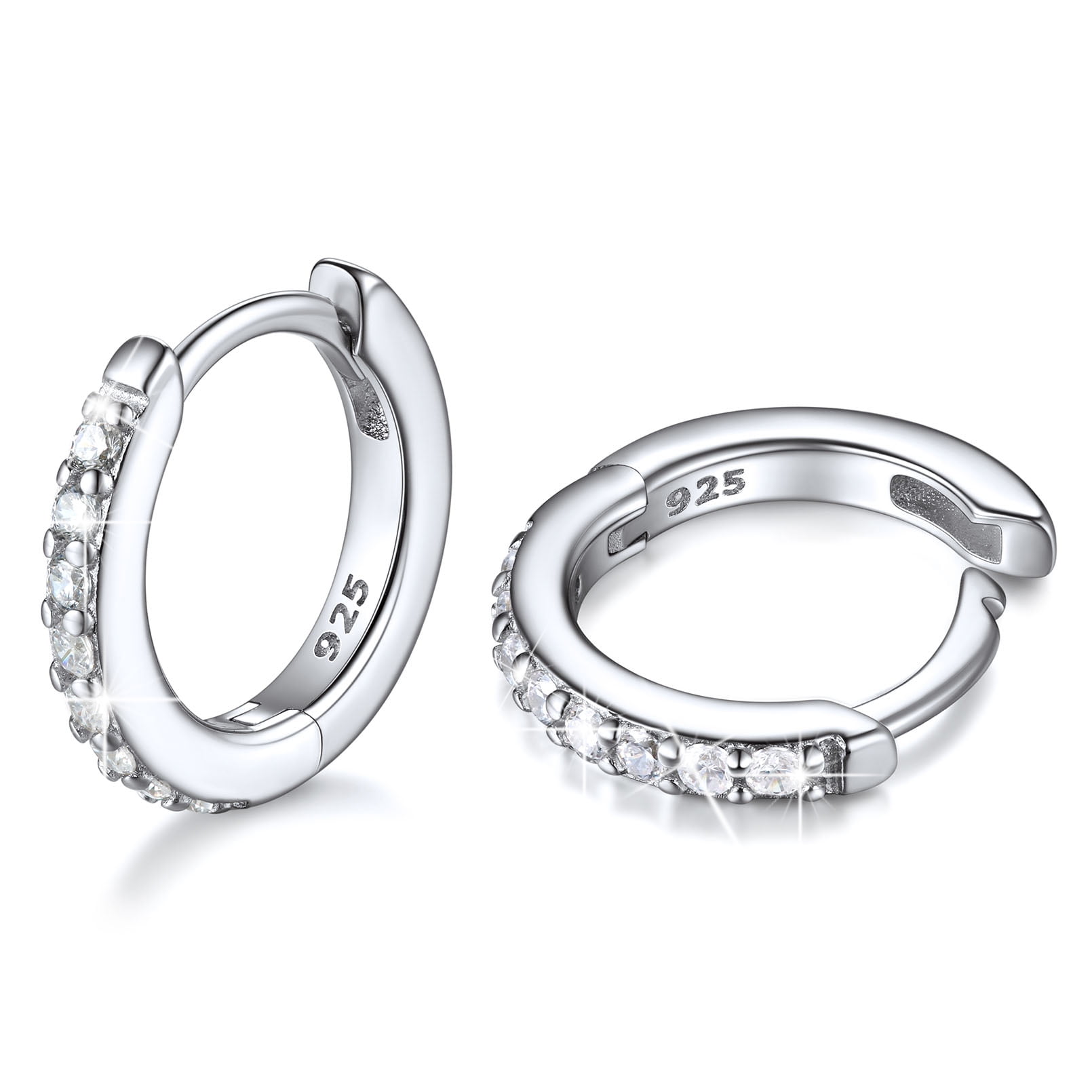 ChicSilver Women's Sterling Silver Hoop Earrings