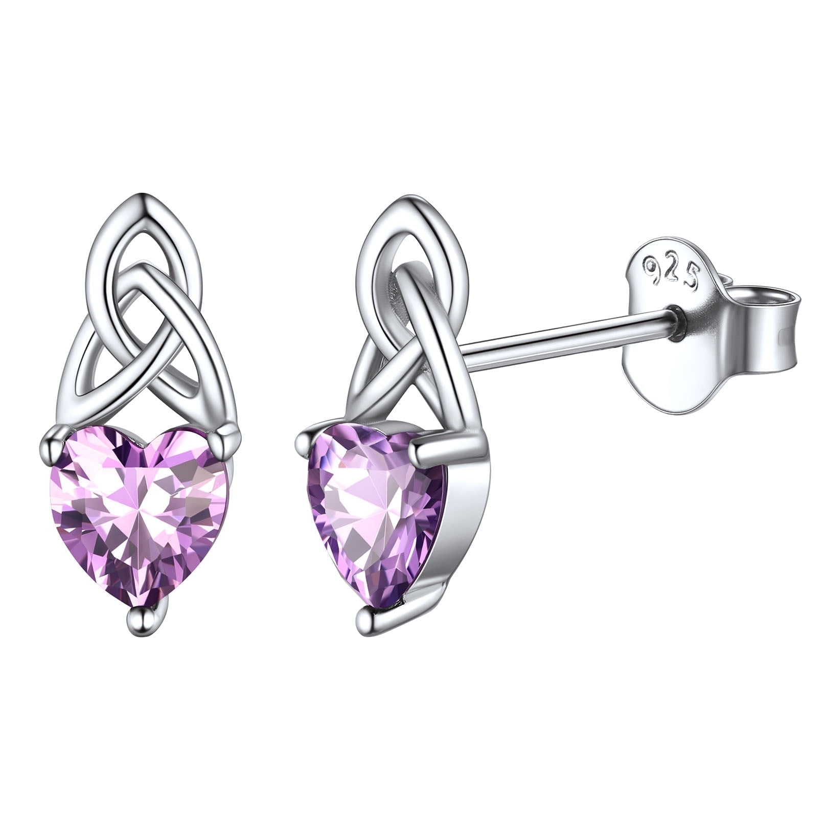 ChicSilver Celtic Knot Studs Earrings for Women 925 Sterling Silver ...