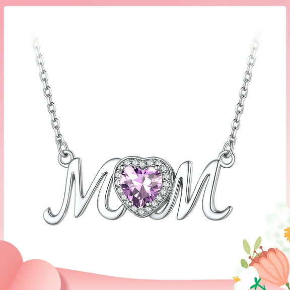 ChicSilver 925 Sterling Silver Mother and Daughter Son Love Heart Pendant Necklace Jewelry Gifts for Grandmother Mom Daughter Wife