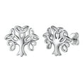 thumbnail image 1 of ChicSilver Family Tree of Life Earrings Celtic Knot Stud Earrings 925 Sterling Silver Earrings Gift for Her Women | Clearance, 1 of 6