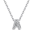 thumbnail image 1 of ChicSilver Heart Necklace Sterling Silver Tiny Initial Pendant Choker Necklaces for Women Dainty CZ Letter Name A-Z Capital Necklace Jewelry Gifts for Her, 1 of 10
