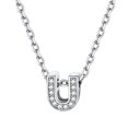 thumbnail image 1 of ChicSilver Heart Necklace Sterling Silver Tiny Initial Pendant Choker Necklaces for Women Dainty CZ Letter Name A-Z Capital Necklace Jewelry Gifts for Her, 1 of 10