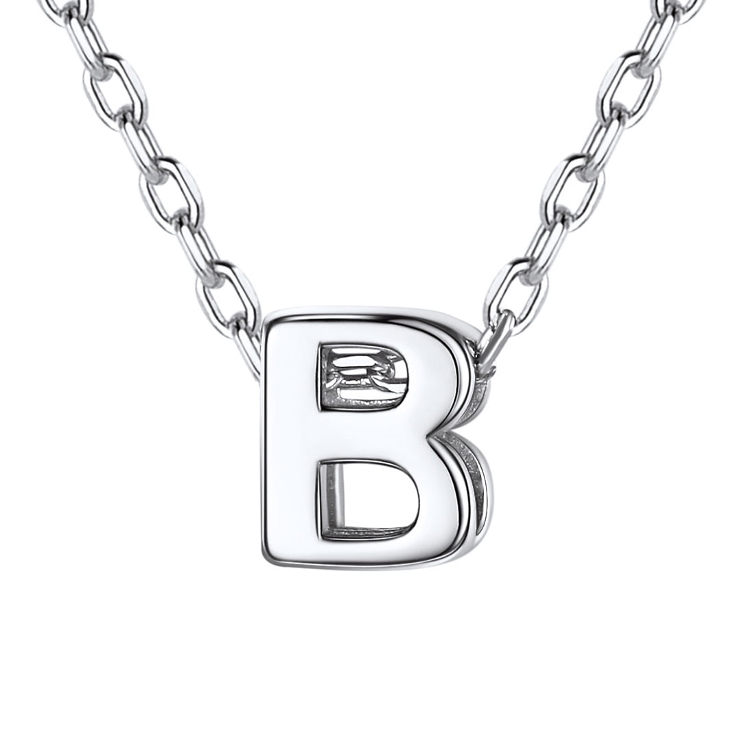 Personalised Initial Heart Sterling Silver Monogram Necklace – Eloise B  Jewellery Designs