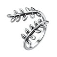 thumbnail image 1 of ChicSilver Toe Ring for Women Sterling Silver | Leaf Wrap Toe Ring | Adjustable Open Ring for Toe or Pinky Finger | Cute Dainty Beach Foot Jewelry, 1 of 9