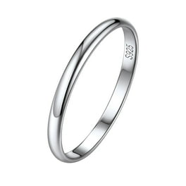 Sterling Silver Polished 2.5mm Band Ring, size 7 Sterling Silver Polished 2.5mm Band Ring, size 7