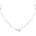 thumbnail image 1 of ChicSilver Silver Initial Necklace for Women, 925 Sterling Silver Heart Letter Pendant Necklace Dainty A-Z Gifts for Her, 1 of 9