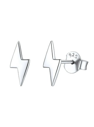 Wholesale Electric Lightning Bolt Earrings Sterling Silver .925