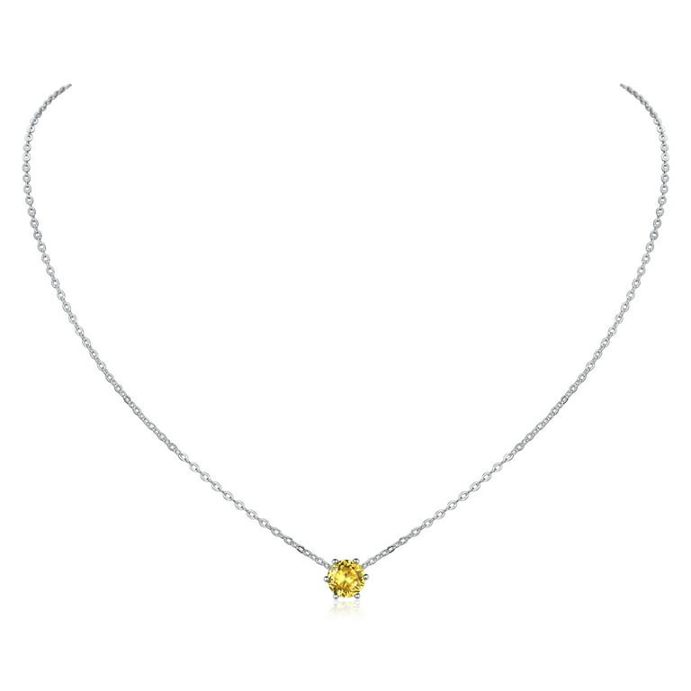 November birthstone necklace best sale walmart