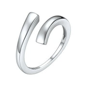 ChicSilver Sterling Silver Toe Rings for Women Adjustable Toe Ring Hypoallergenic Open Rings for Girls