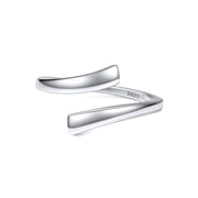 ChicSier Toe Rings for Women 925 Sterling Sier Toe Ring Hypoallergenic Adjustable Open Rings for Women Summer Jewelry with Gift Box