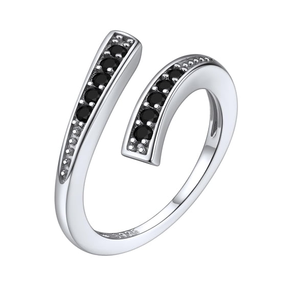 ChicSilver Sterling Silver Toe Rings for Women Adjustable Cute CZ Toe Rings Open Band Hawaiian Beach Summer Foot Jewelry for Women