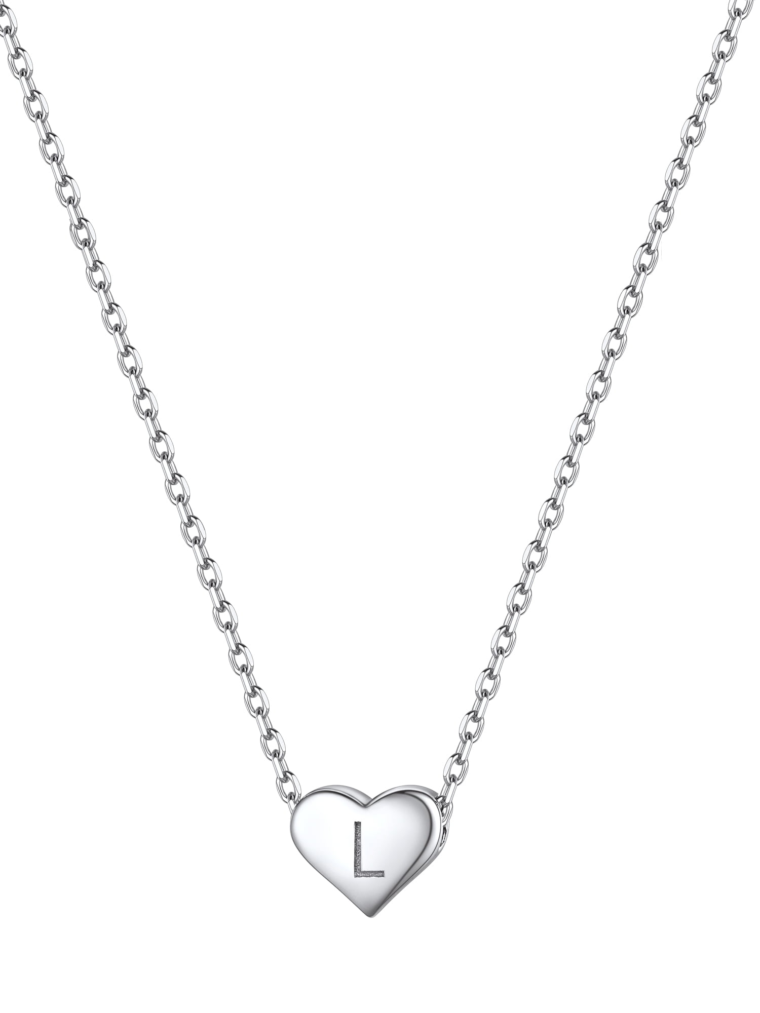 Dainty initial deals necklace sterling silver