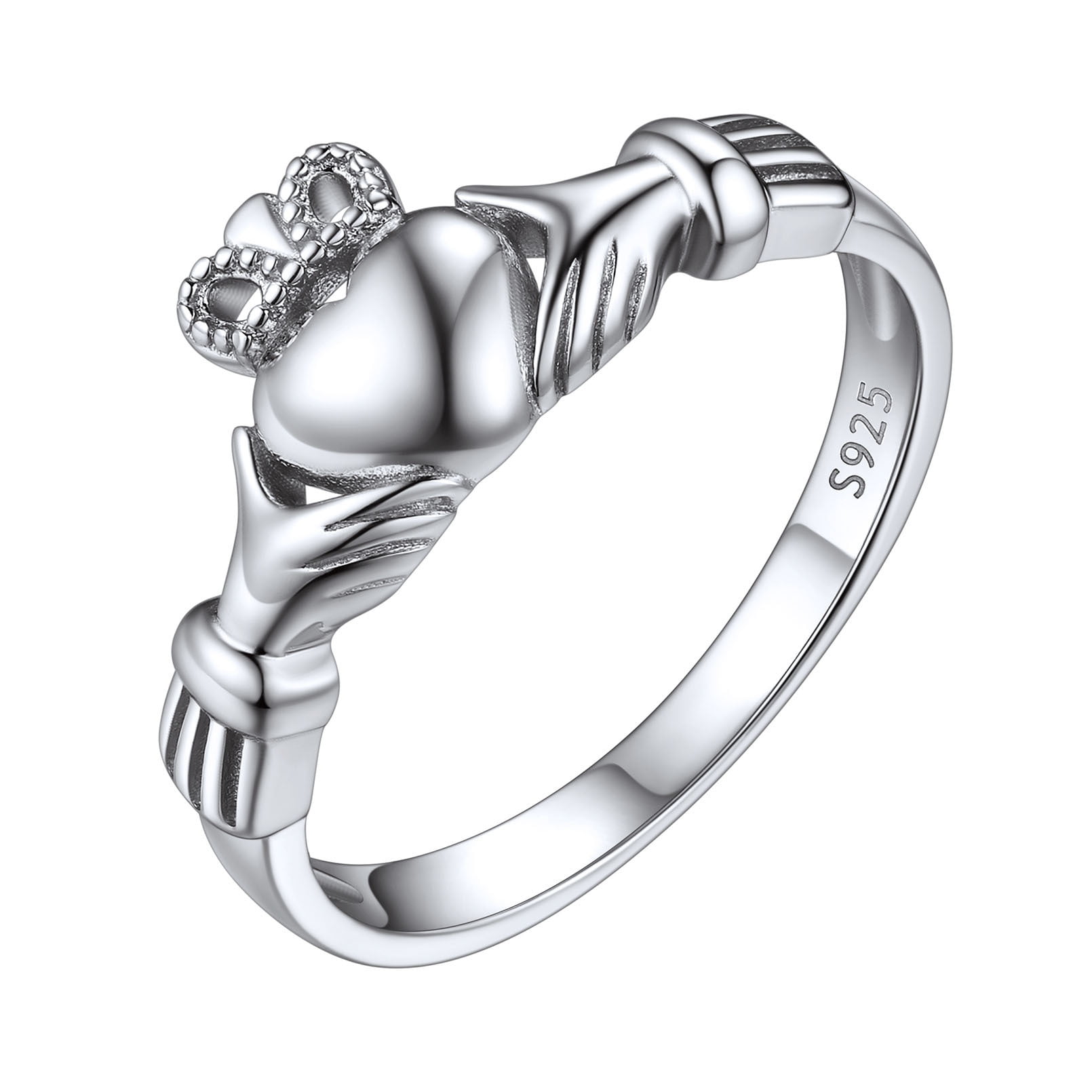 Claddagh Heart Green Stone Ring | House of Lor