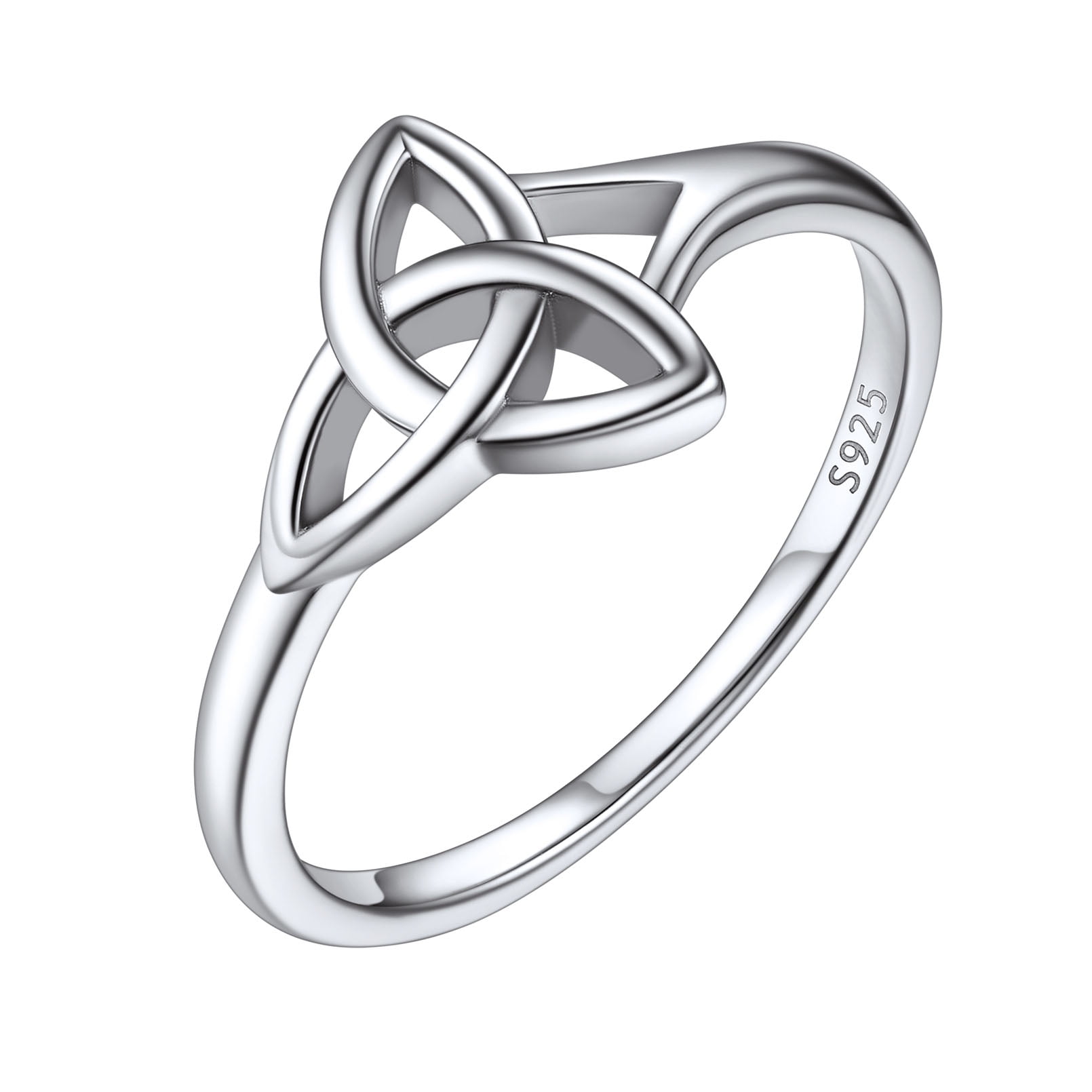 ChicSilver Women's Sterling Silver Ring Triquetra Celtic Knot