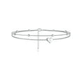 thumbnail image 1 of ChicSilver Womens Initial Anklet 925 Sterling Silver Layered Anklet Bracelet Dainty Beaded Chain Anklet Adjustable 11" Waterproof Summer Beach Jewelry for Women, 1 of 8