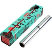 ChicWrap BBQ Tools Foil Refillable Dispenser with 12" x 30' Refill Roll of Heavy Duty Professional Grade Aluminum Foil