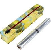 ChicWrap Lemon Foil Refillable Dispenser with 12" x 30'  Roll of Heavy Duty Professional Grade Aluminum Foil