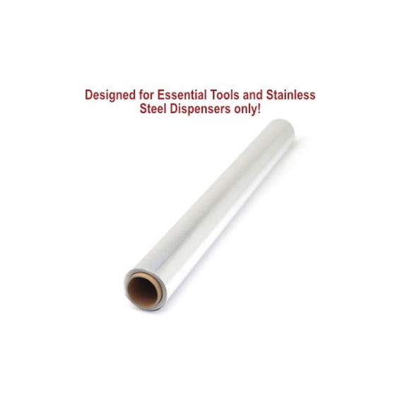 ChicWrap Professional Aluminum Foil Refill Roll - 18" x 100' Foil Refill Roll - Designed for 18" Stainless Steel Dispenser.