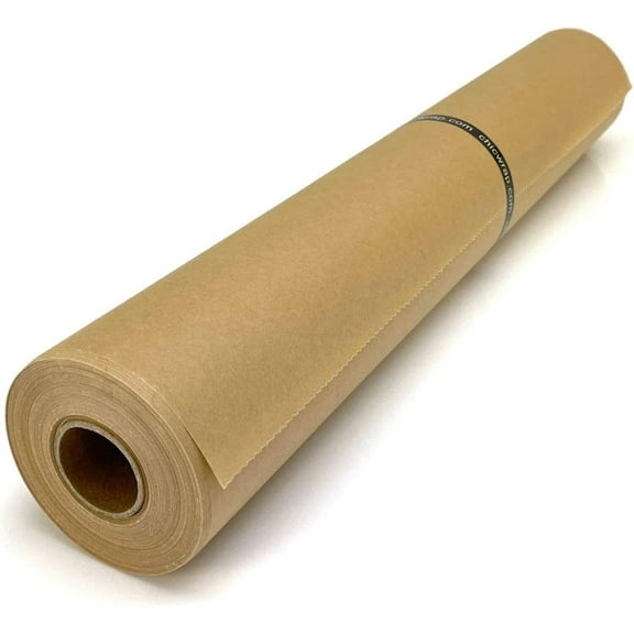 ChicWrap 15" x 164' (205 Sq. ft.) Culinary Grade Parchment Paper Refill Roll - Designed for Butcher Block Parchment Dispenser Only!