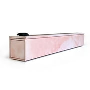 ChicWrap Rose Marble Parchment Paper Refillable Dispenser with 15" x 33' (41 Sq. Ft.) Roll of Culinary Grade Parchment Paper