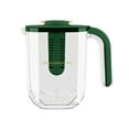 thumbnail image 1 of ChicYu 1.8L Glass Fruit Infuser Pitcher with Tap,Refrigerator Water Dispenser for Lemonade,Iced Tea, Drinks,Beverage Container with Removable Filter, 1 of 5