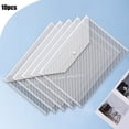 thumbnail image 1 of ChicYu 10 Pieces Set Transparent Document Folder Clear Plastic File Jacket Waterproof Paper Organizer for Office Business Report Resume Storage Supplies, 1 of 7